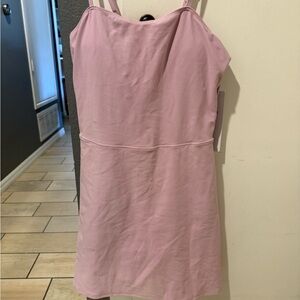 Pink Spaghetti Strap Dress